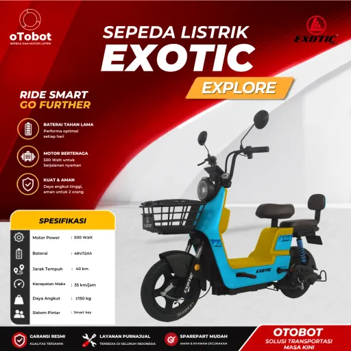 SEPEDA LISTRIK EXOTIC EXPLORE