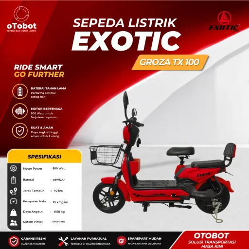 SEPEDA LISTRK EXOTIC GROZA TX100