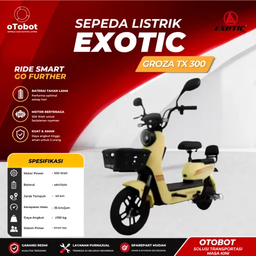 SEPEDA LISTRK EXOTIC GROZA TX300