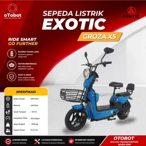 SEPEDA LISTRIK EXOTIC GROZA X5