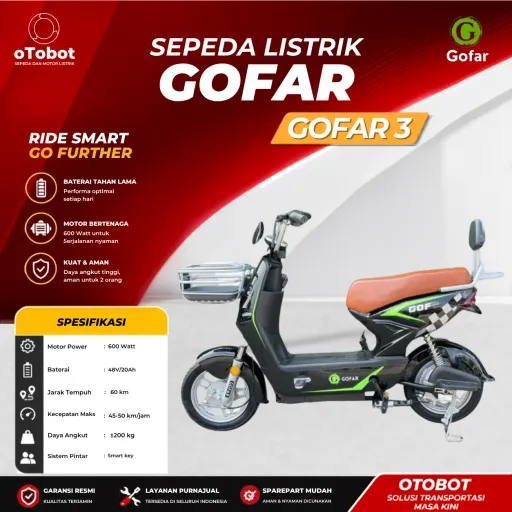 SEPEDA LISTRIK GOFAR 3