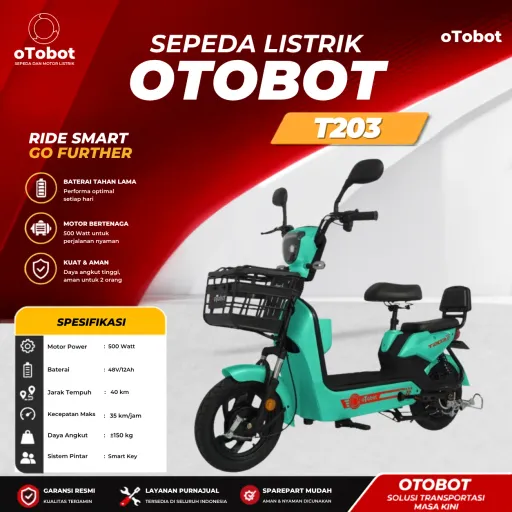 SEPEDA LISTRIK OTOBOT T203 SECOND