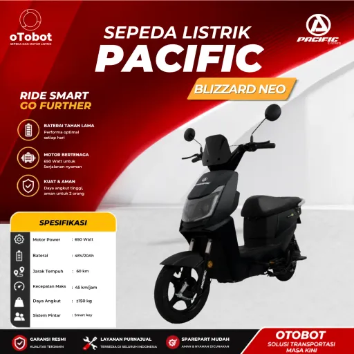SEPEDA LISTRIK PACIFIC BLIZZARD NEO