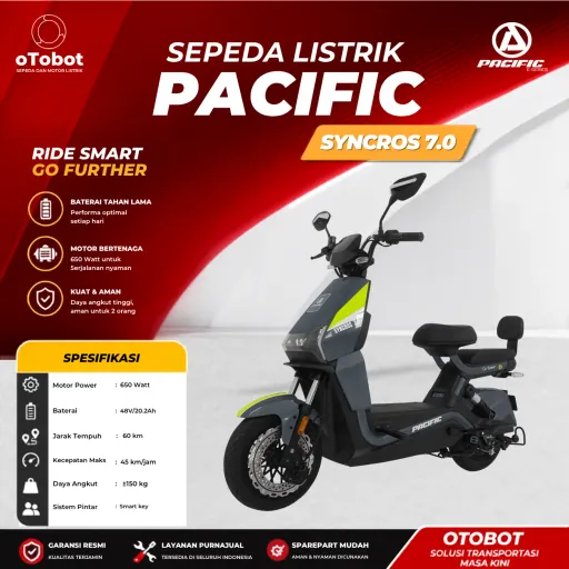 SEPEDA LISTRIK PACIFIC SYNCROS 7.0