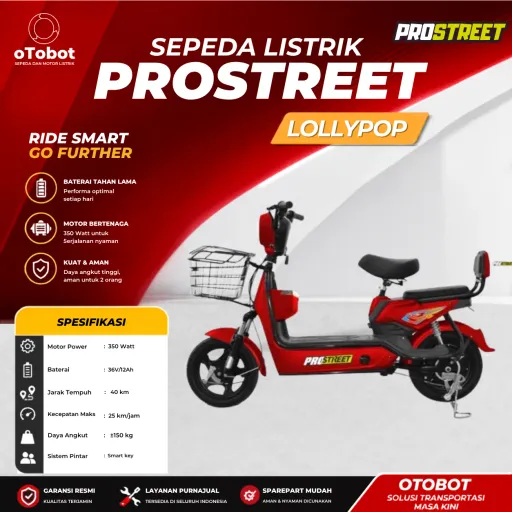 SEPEDA LISTRIK PROSTRT LOLYPOP