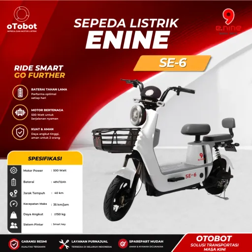 SEPEDA LISTRIK ENINE SE6