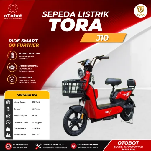 SEPEDA LISTRIK TORA J10