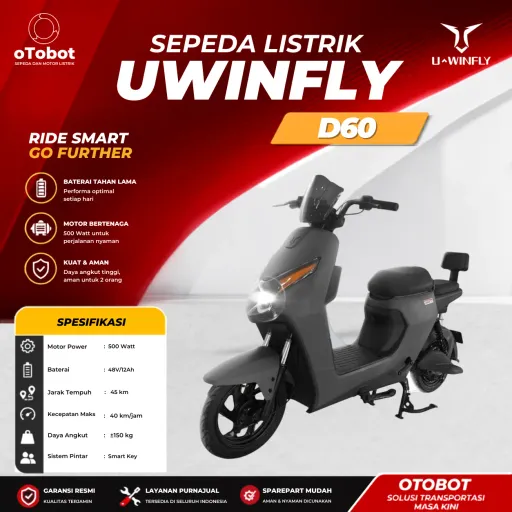 SEPEDA LISTRIK UWINFLY D60