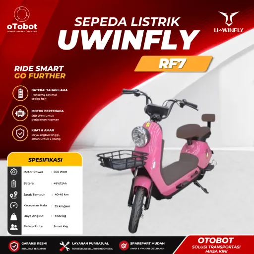 SEPEDA LISTRIK UWINFLY RF7 SECOND