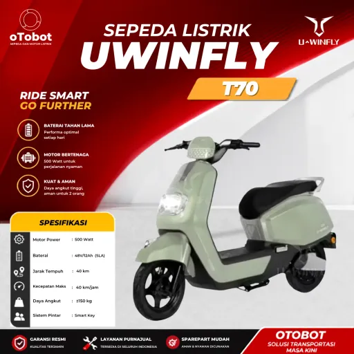 SEPEDA LISTRIK UWINFLY T70