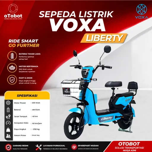 SEPEDA LISTRIK VOXA LIBERTY SECOND