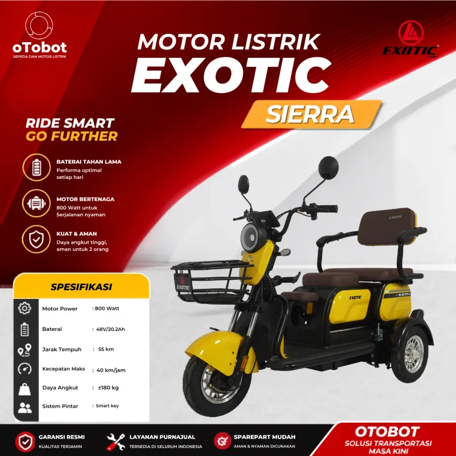 MOTOR LISTRIK EXOTIC SIERRA SECOND
