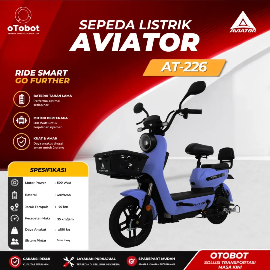 SEPEDA LISTRIK AVIATOR AT 226 SECOND
