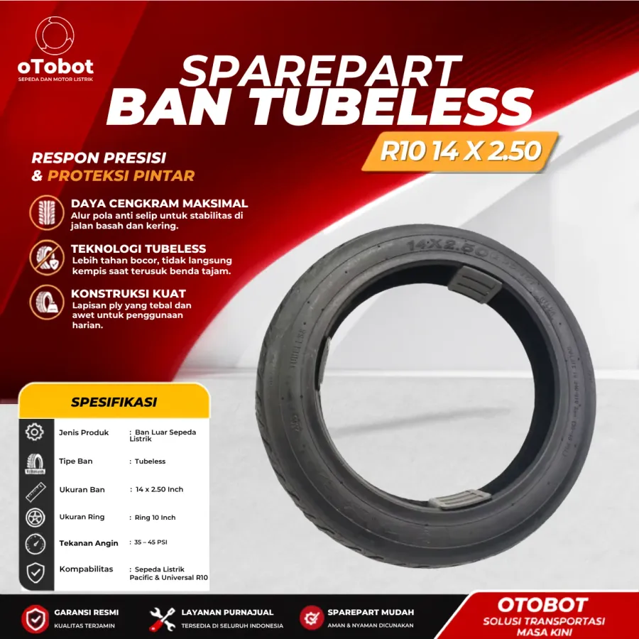 BAN TUBBELES R10 14 X 2.50